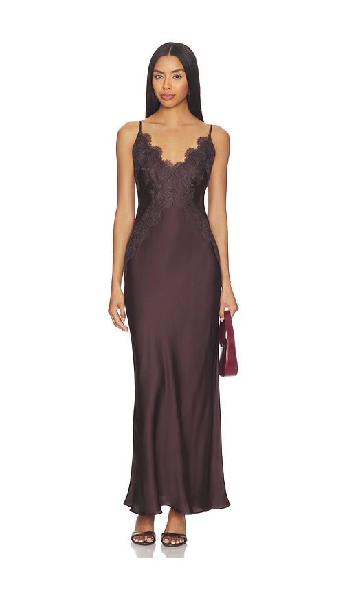 Simona Lace Slip Maxi Dress