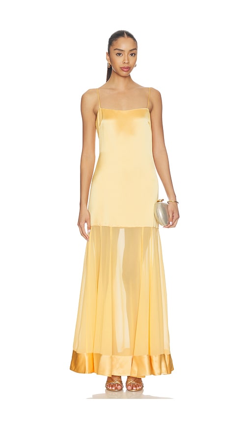 Moraya Dropped Waist Maxi Dress