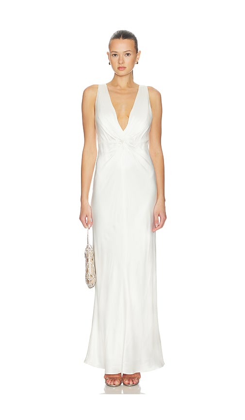 La Lune Low Twist Maxi Dress
