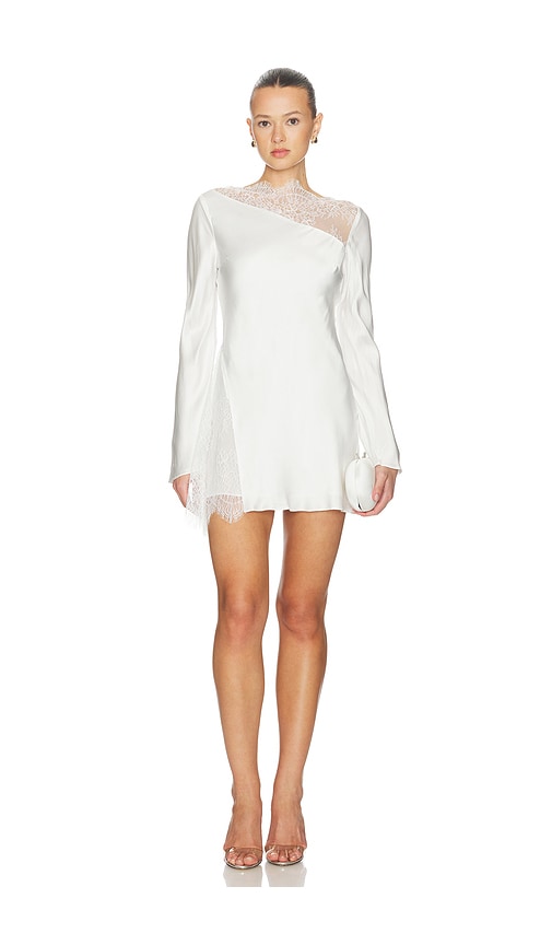 Allegra Lace Panelled Mini Dress