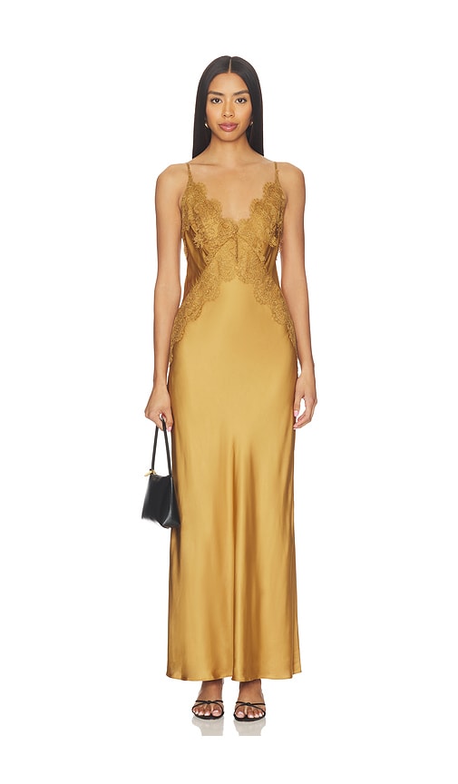 Simona Lace Slip Maxi Dress
