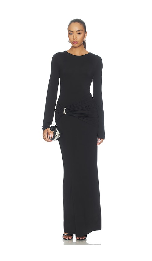 Miro Long Sleeve Gathered Maxi Dress