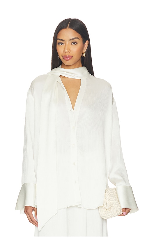 Huxley Long Sleeve Scarf Shirt
