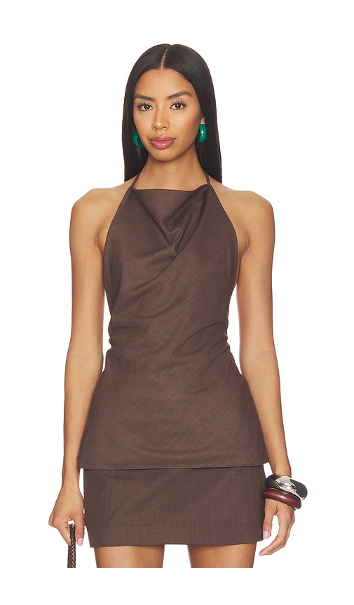 Asher Open Back Cowl Top