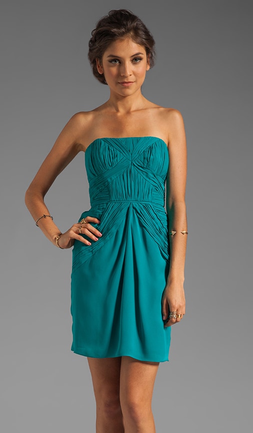 Aquamarine Silk Nahla Dress