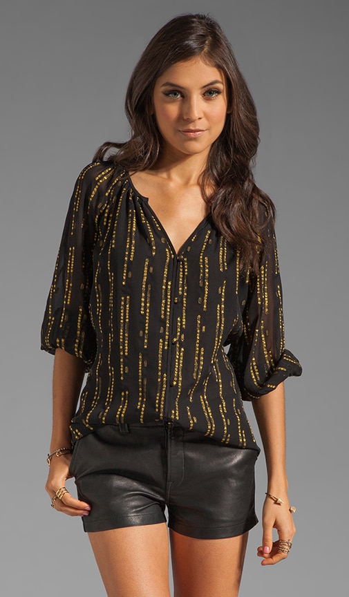 Brookline Lurex Chiffon Renee Blouse