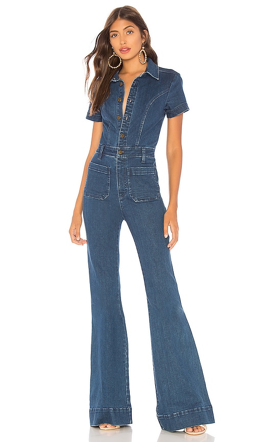 Revolve store blue jumpsuit