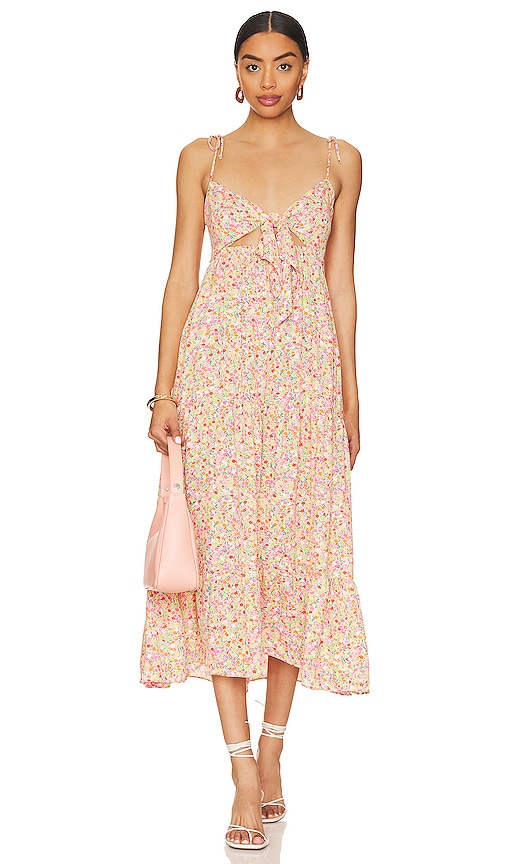 Show Me Your Mumu Sonnett Maxi Dress in Beachy Blossom