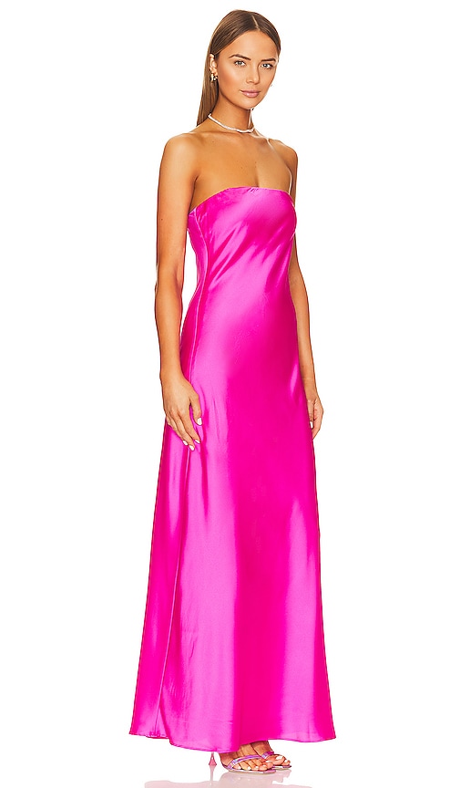 Shop Show Me Your Mumu Taylor Tube Dress In Hot Pink