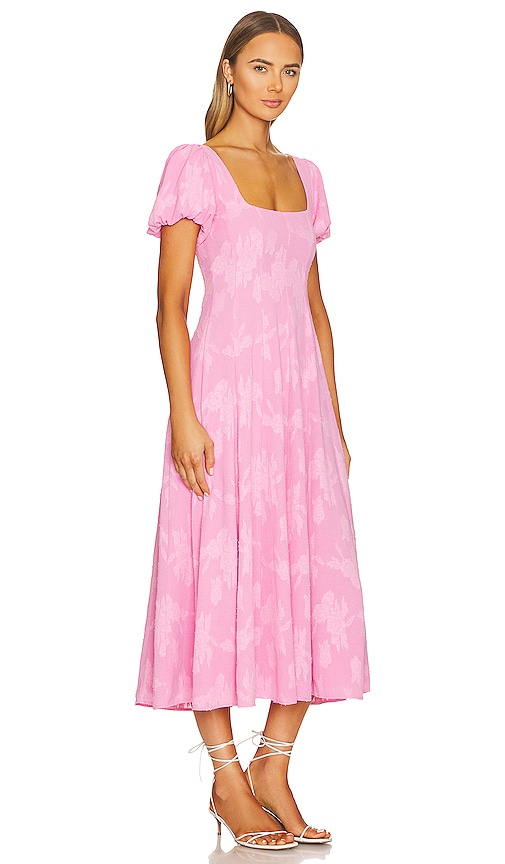 Shop Show Me Your Mumu Mia Midi Dress In Pink