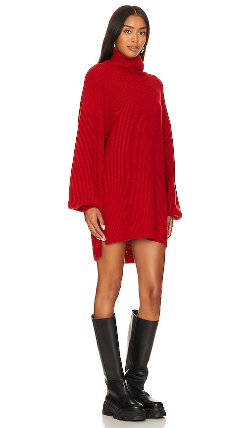 Shop Show Me Your Mumu Chester Sweater Dress In Red