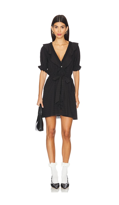 Show Me Your Mumu Marissa Dress In Black Voile