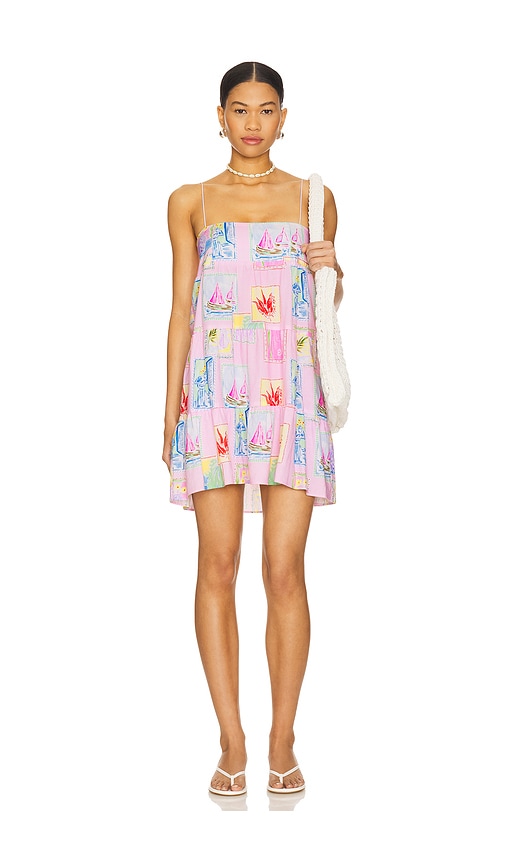 Ooo Mini Dress in Blush. - size L (also in M, S, XL, XS) - Show Me Your Mumu - Modalova