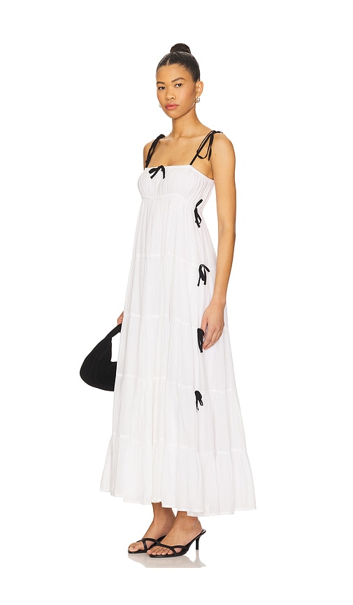 Harmony Maxi Dress in White. - size XS (also in L, M, S, XL)