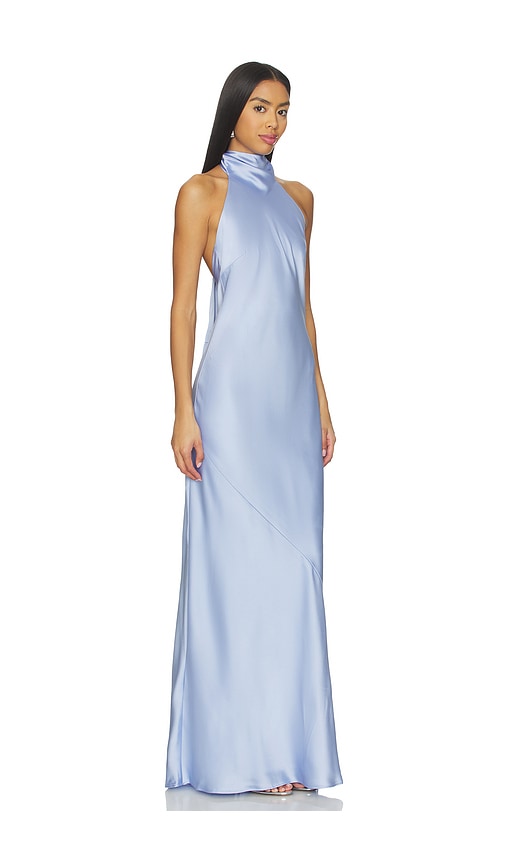 Show Me Your Mumu Lisa Maxi Dress In Blue
