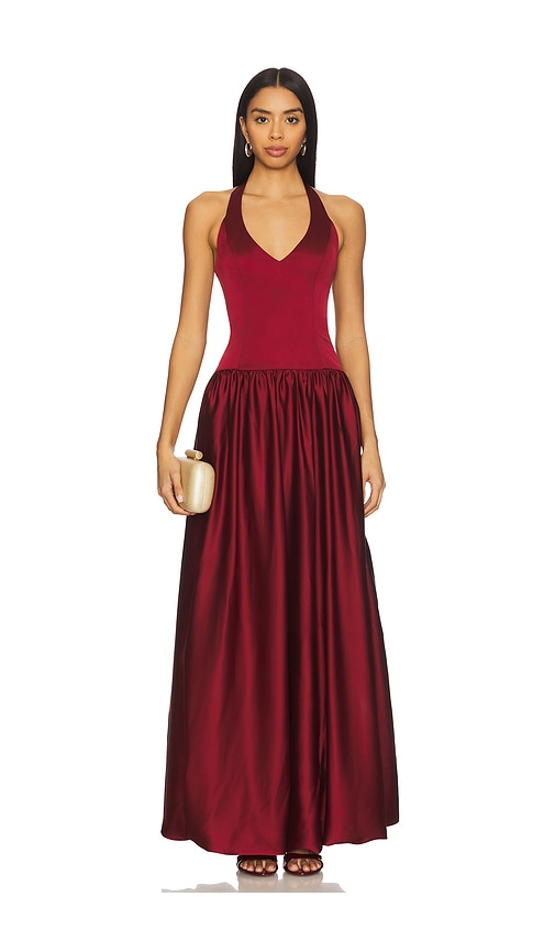 Show Me Your Mumu Eliza Maxi Dress In Red