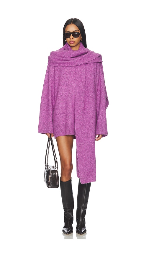 Oslo Sweater Dress by Show Me Your Mumu in Purple
