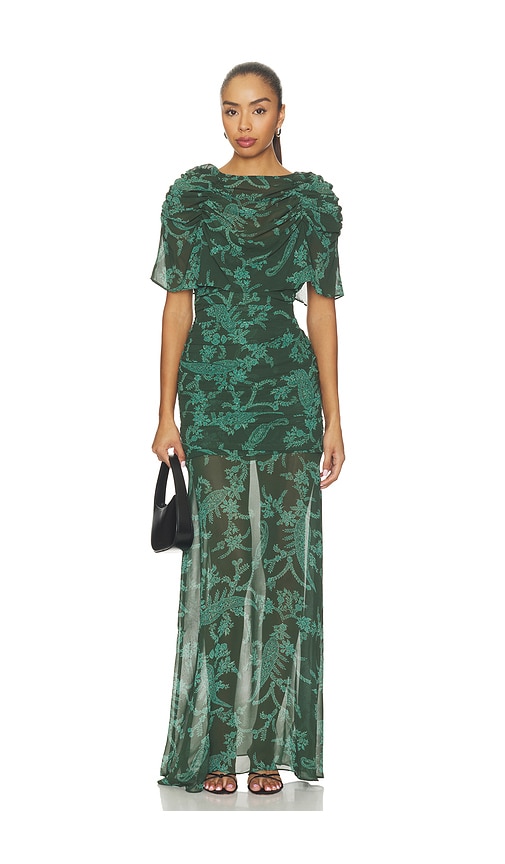 Chantelle Maxi Dress by Show Me Your Mumu in Pine Green Paisley