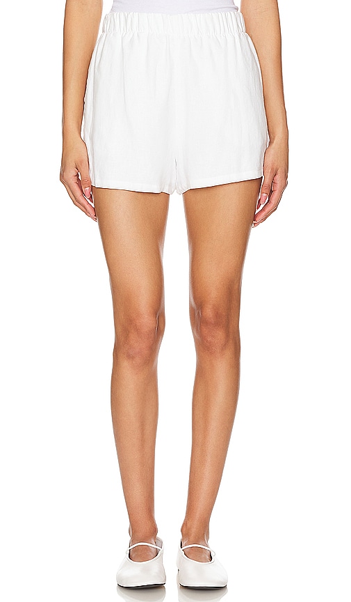 Shop Show Me Your Mumu Hendrix Shorts In White