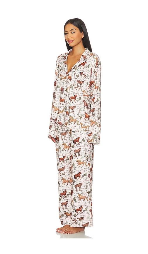Show Me Your Mumu Classic Pj Set In Gold
