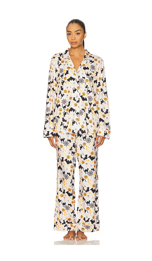 Show Me Your Mumu Classic Pj Set In Neutral