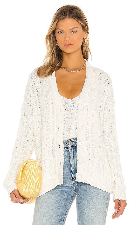 Show Me Your Mumu Callie Cardigan In 奶油色