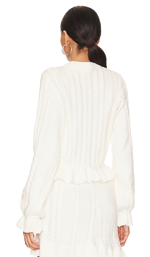  Show Me Your Mumu Pullover Mit Rüschen Ridley In Cream. Größe L. Also In Xl. 
