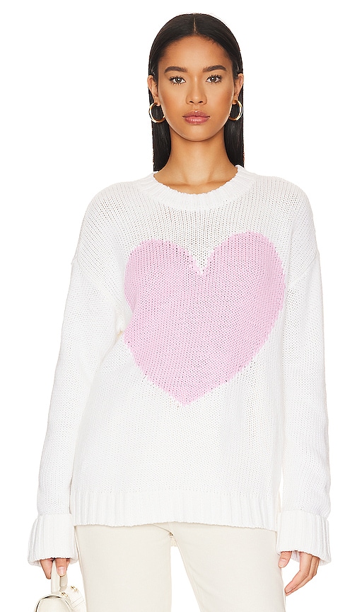 Show Me Your Mumu Sweetheart Jumper In Pink Heart