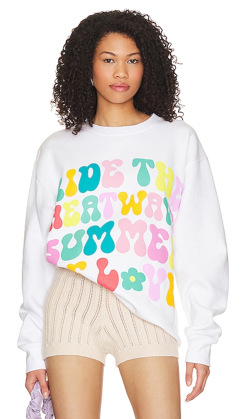 Shop Show Me Your Mumu Stanley Sweatshirt In Summer Of Love Graphic