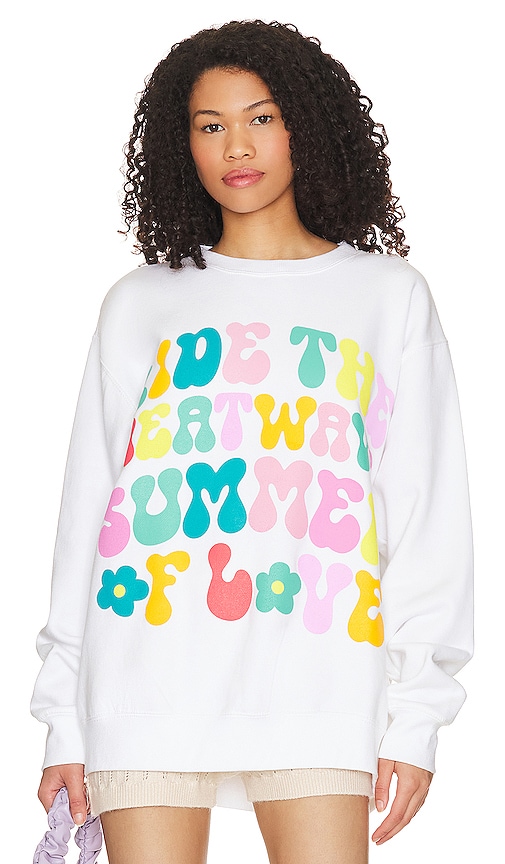 Shop Show Me Your Mumu Stanley Sweatshirt In Summer Of Love Graphic