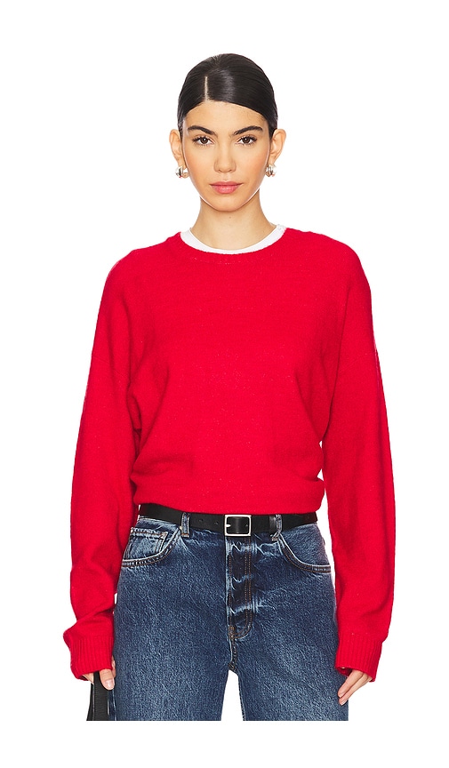 Shop Show Me Your Mumu Feel Good Sweater In Red Knit