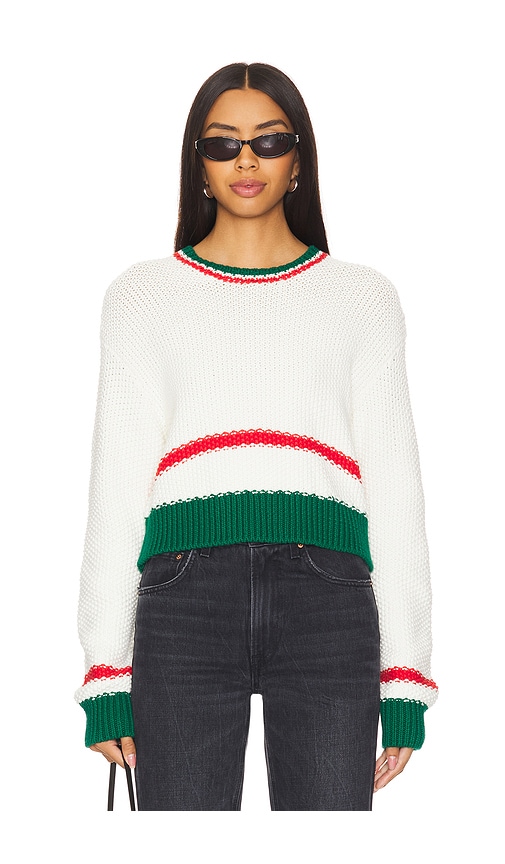 Shop Show Me Your Mumu Only One Sweater In Festive Stripe Knit