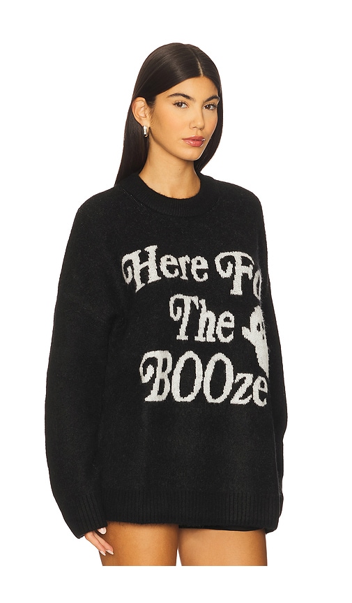 Show Me Your Mumu Classic Crewneck Sweater In Black