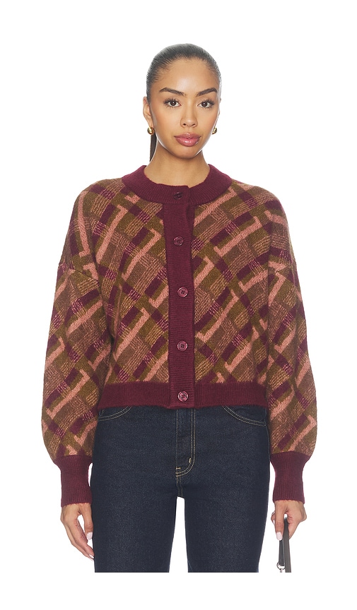 Holland Cardigan by Show Me Your Mumu in Rich Plaid Knit