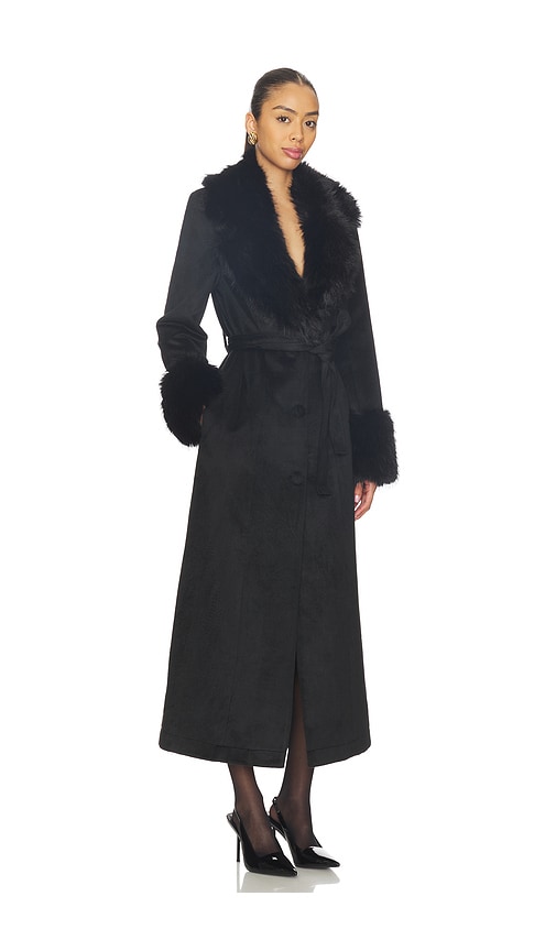 Show Me Your Mumu Checkroom Coat In Black
