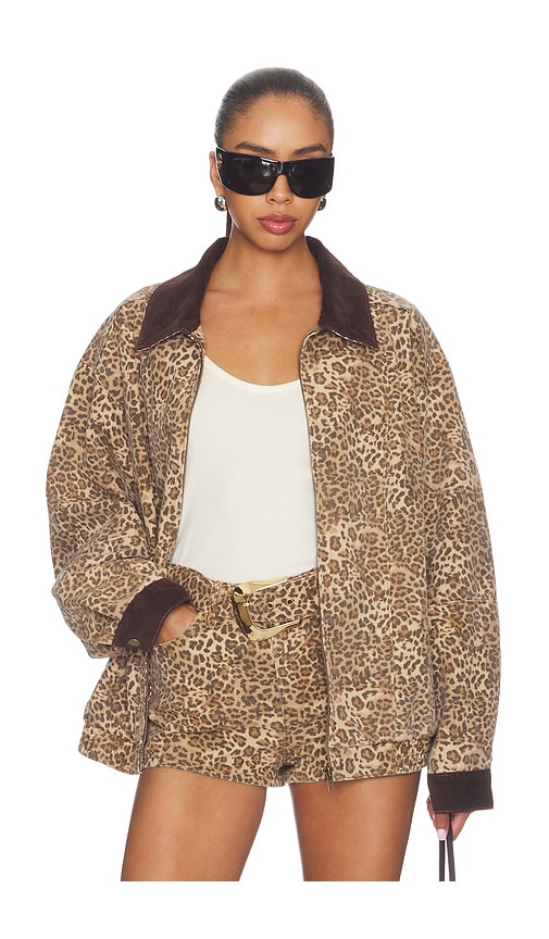 Show Me Your Mumu BLOUSON BOMBER CARTER en Brown Taille M Also en XS S L XL 263 €