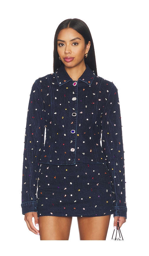 Hollywood Jacket by Show Me Your Mumu in Precious Gemstone Indigo