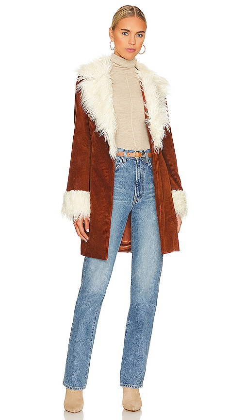 <DEPRECATED> Show Me Your Mumu Penny Lane Coat in Sienna Cord