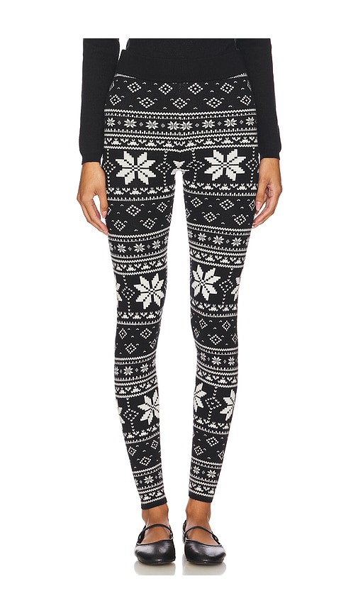 Show Me Your Mumu Cozy Leggings In Black,white