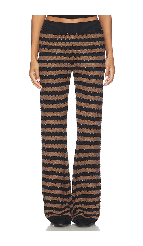 Feel Good Pants by Show Me Your Mumu in Coffee Stripe