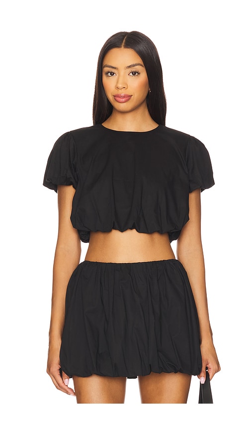 Show Me Your Mumu Highland Crop Top In Black