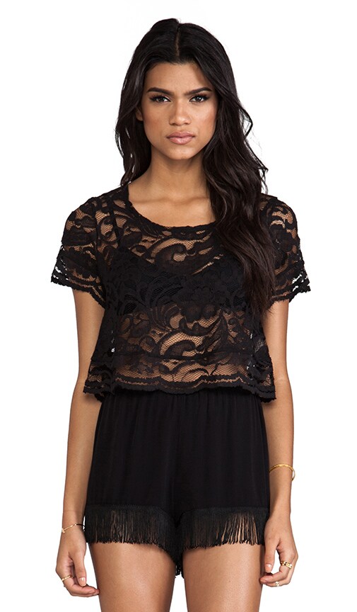 Leah Crochet Top