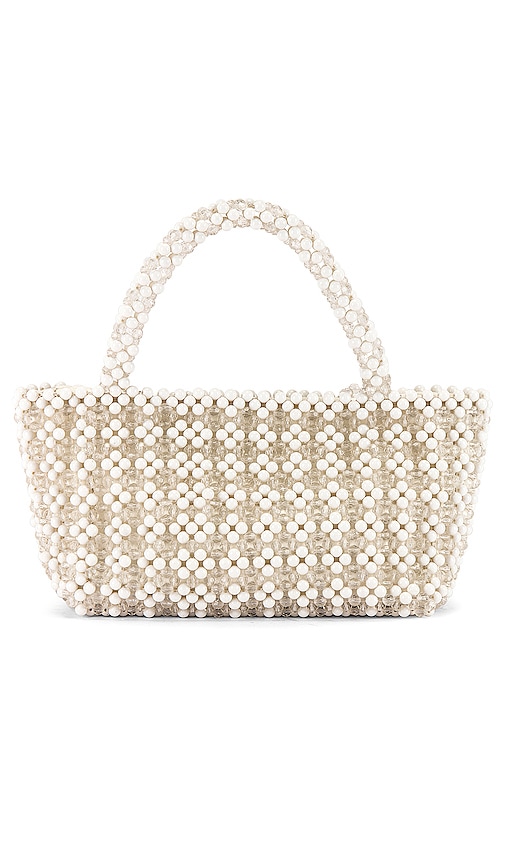 Zac Zac Posen Lacey Faux Pearl Convertible Frame Clutch