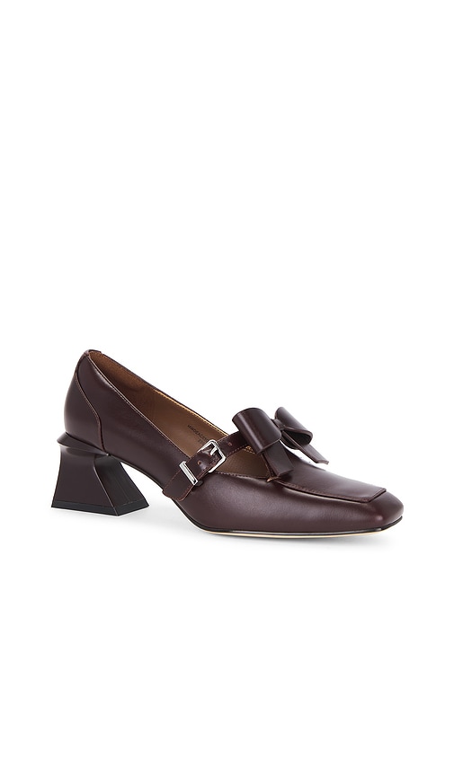 Shushu-tong Square-toe Mid-heel In Brown