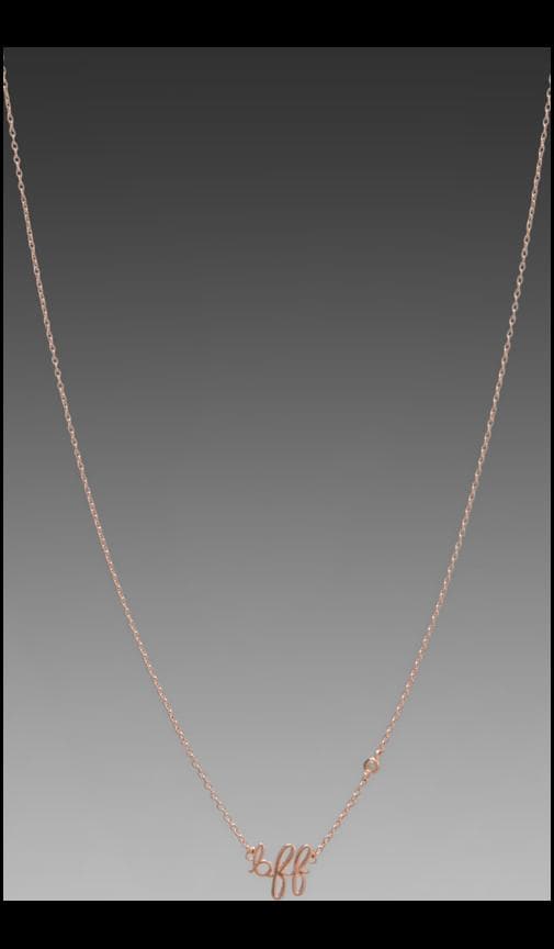 BFF Necklace with Diamond Bezel