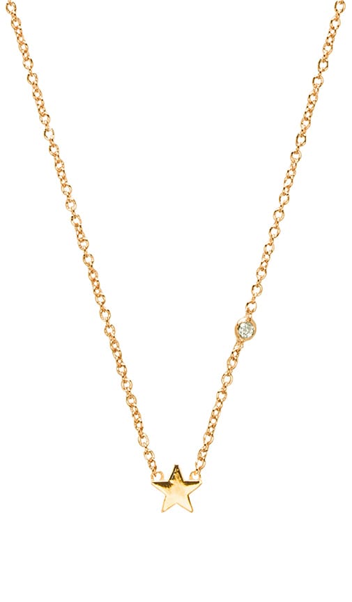 Star Necklace with Diamond