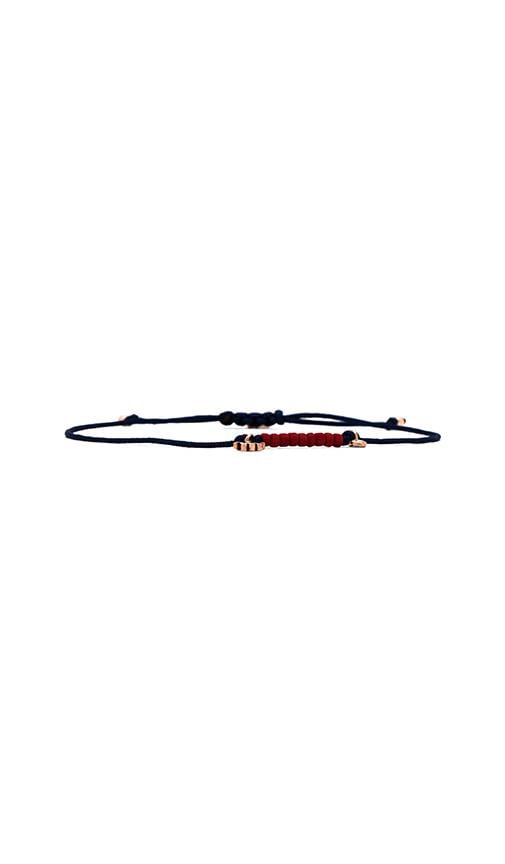 Mini Cord Hamsa Bracelet with Diamond Bezel