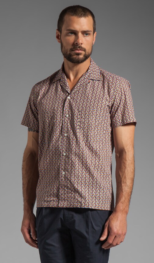 Slim and Cropped SS Shirt w/ Pockets