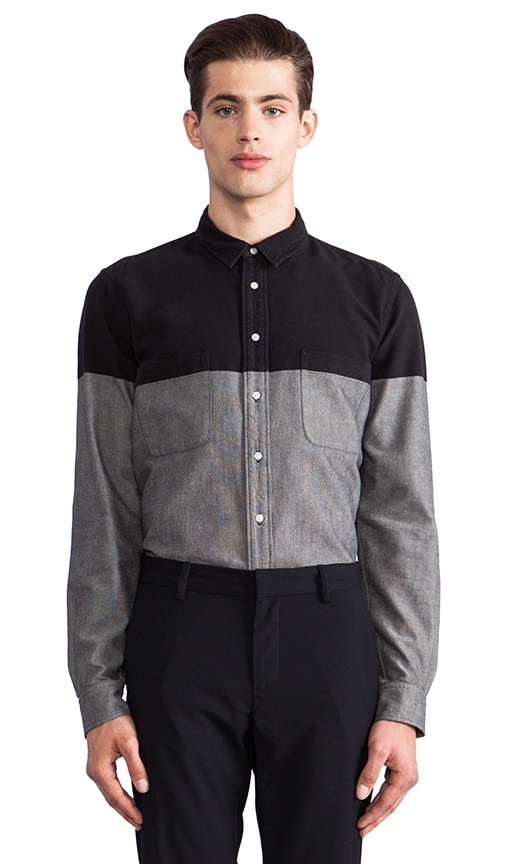 Two Tone Button Down