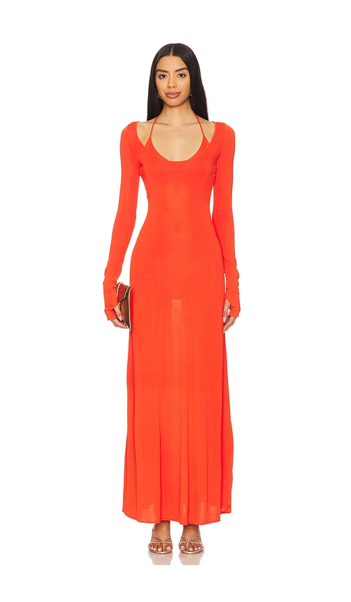 liquid jersey dress Lily Liquid Jersey Dress - / New York Red- SizeL
